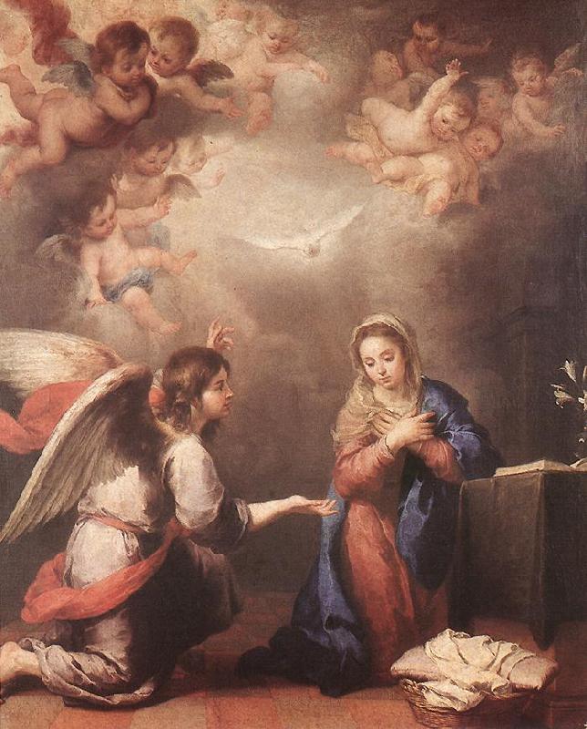 MURILLO, Bartolome Esteban Annunciation shyu